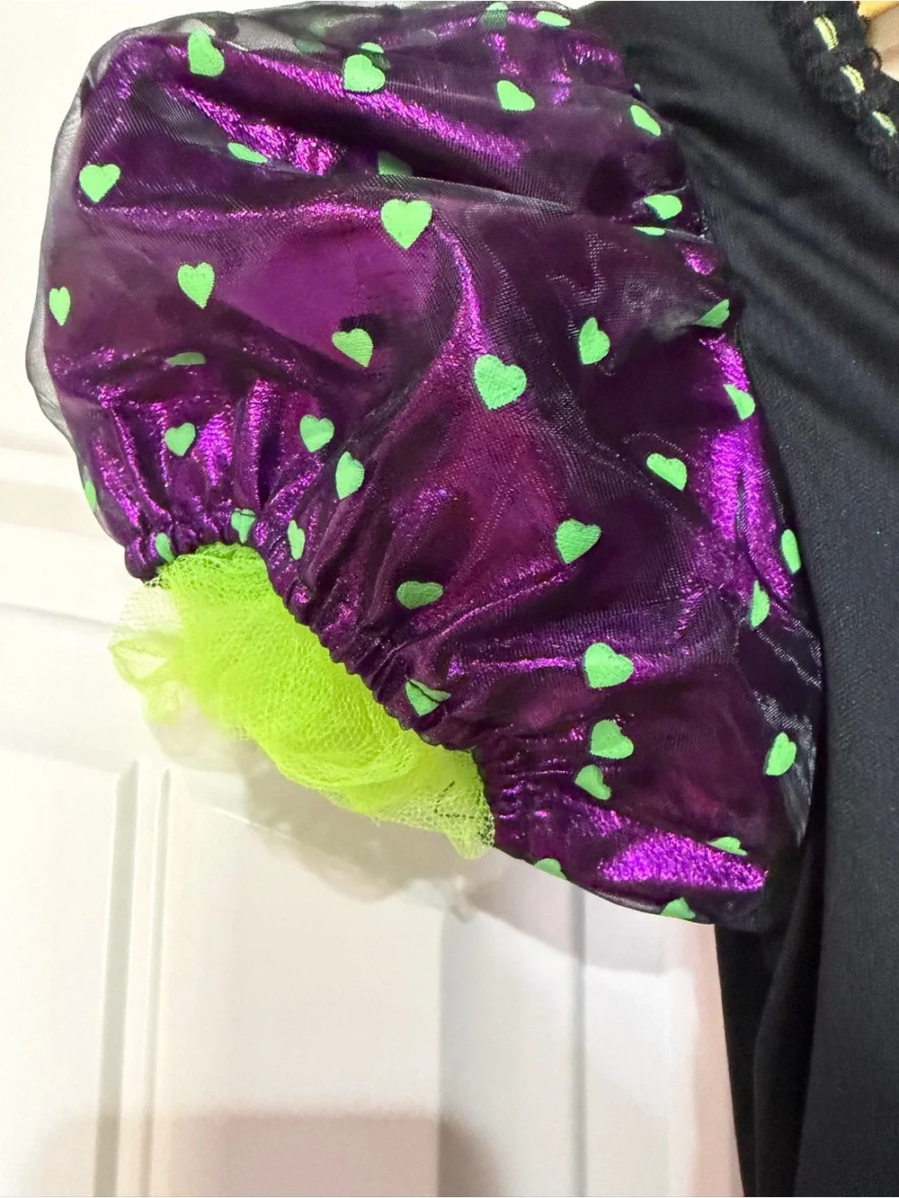 Purple & Green Girls' Witch Costume Dress - Kids Costume Size 6-6X